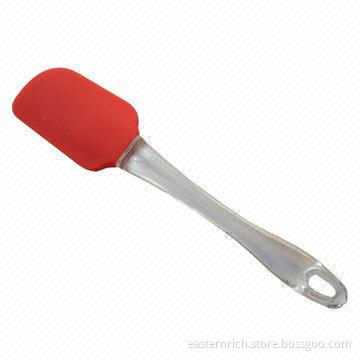Silicone spatula with PS handle